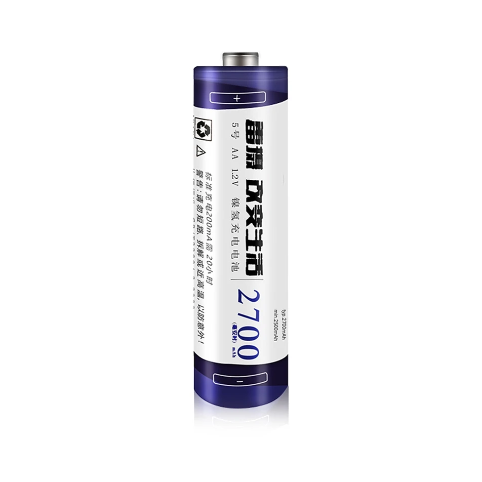 Leise AA Аккумуляторная батарея 2700mAh Nimh с 4 слотом Nimh/Nicd зарядное устройство подходит