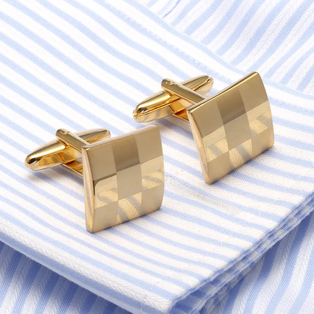 Квадратные запонки роскошные брендовые подарочные рубашки красивые с