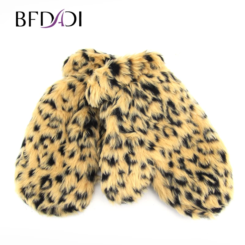 BFDADI зимние мужские теплые перчатки из искусственного меха Утепленные оптовая