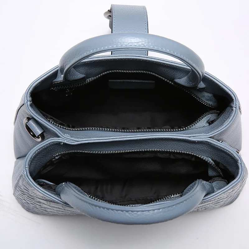 LUDESNOBLE Женщина Сумки 2017 Пакета(ов) Модные Натуральная Кожа Сумка Женская На Плечо