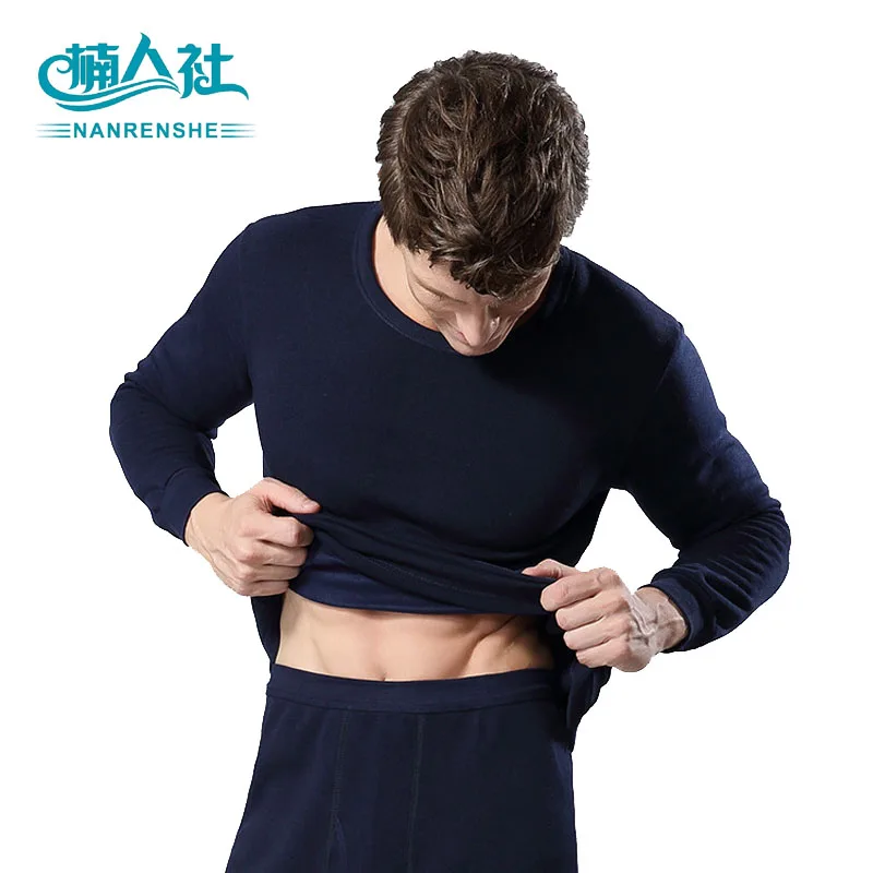 Комплекты великолепного мужского зимнего черного термобелья Long Johns 2014|thermal underwear