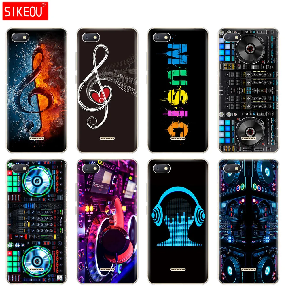 Чехол для redmi 6a 6 pro чехол xiaomi note 7 go mi 9 SE ddj dj music|Бамперы| |