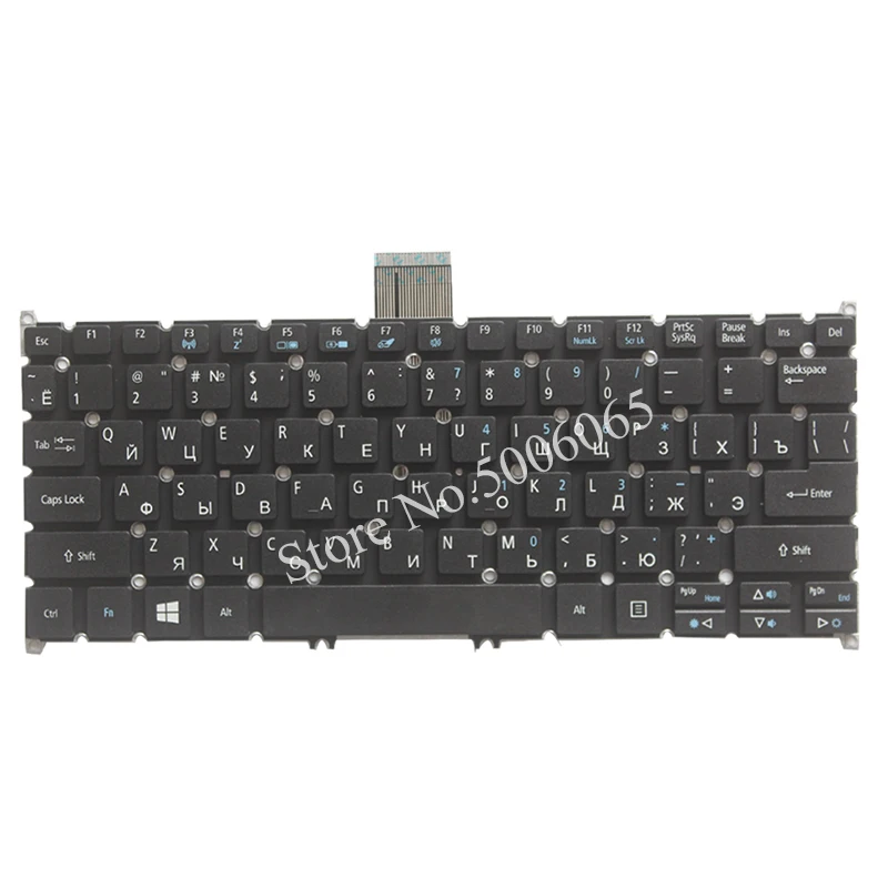 Русская клавиатура для ноутбука Acer Aspire V3 371 V5 122 122P 132 132P V13 E11 E3 112 111 RU Клавиатура без