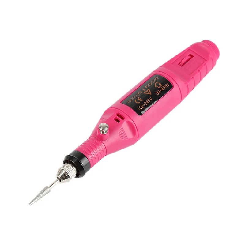 1Set Power Electric Nail Drill Machine Kit Nail Tips Manicure Machine Nail Art Pen Pedicure Nails Art Tools EU/US Plug Dropship