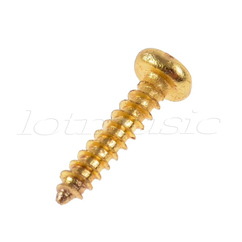 Винты для бас гитары накладки на заднюю панель колышки тюнинга золотые