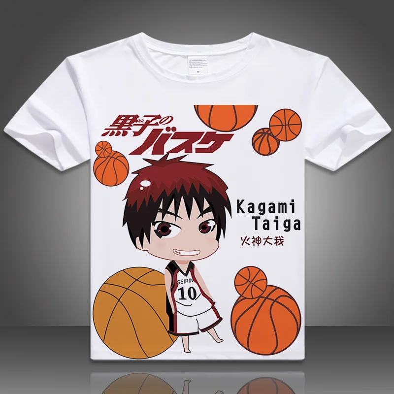 Футболка Kuroko no Basuke новая футболка для косплея Аниме Tetsuya модные топы Akashi Seijuro