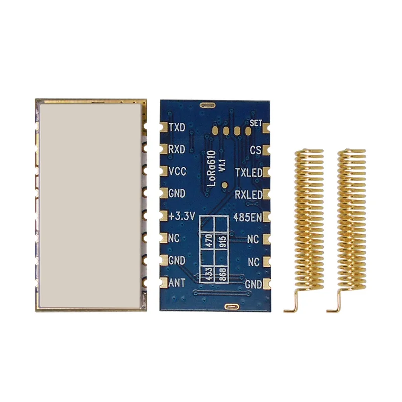 2pcs/lot Lora610AES - 20dBm Radio transceiver sx1276 LoRa Module, long range 4~5Km data transmission module with AES encryption