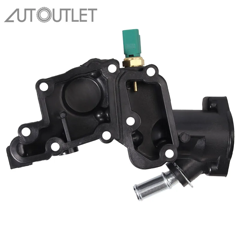 AUTOUTLE NEW Thermostat Housing For Citroen C2 C3 for Xsara Peugeot Bipper 206 207 307 1336Y8 1336.Y8 |