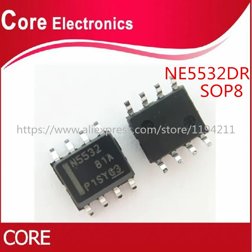 500 шт. NE5532D NE5532N 5532 NE5532DR|Интегральные схемы| |