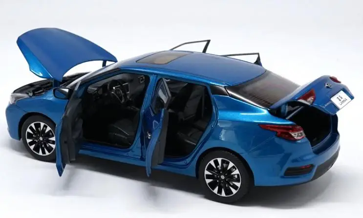 Оригинальная усовершенствованная модель коллекции, высокая имитация NISSAN LANNIA, 1:18 игрушечный автомобиль из сплава, литой металлический автомобиль