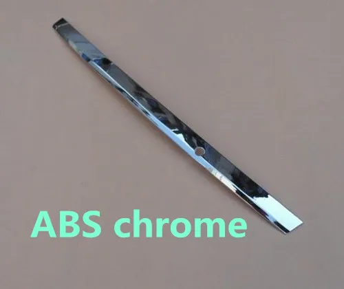 ABS Автомобильная нержавеющая сталь/ABS Хром Задняя номерная пластина дверь верхняя задняя дверь пластина Накладка лампа для Toyota Vios/Yaris/sedan - Цвет: ABS
