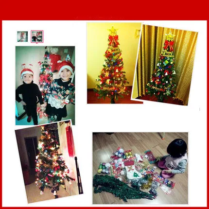 Искусственные елочные украшения 150 см дешевые рождественские декоративные 1 5