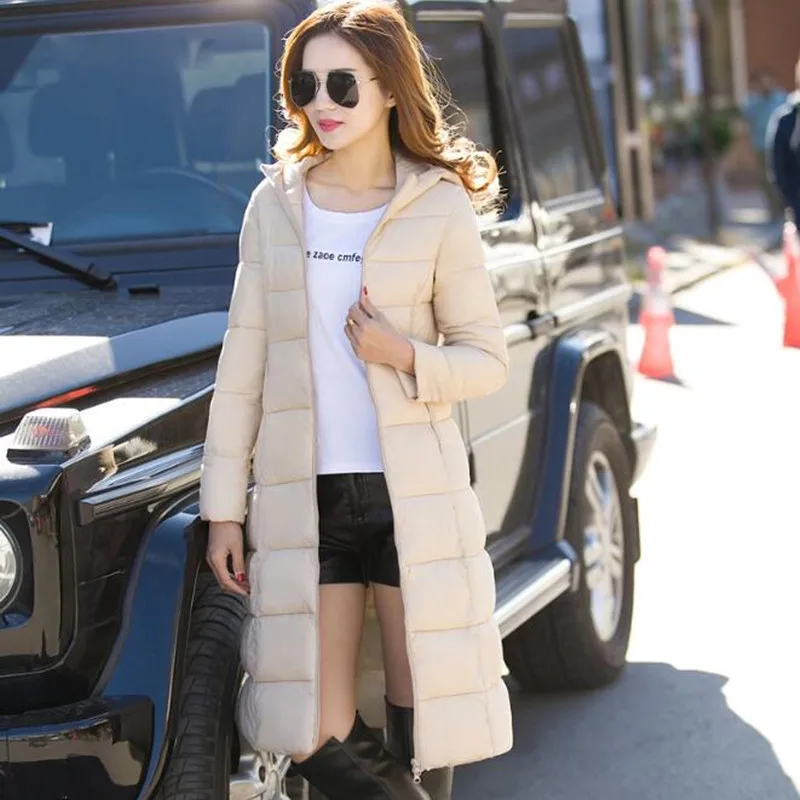 2016 Зимняя Куртка Пальто Женщин Воспитать в Себе Мораль С Длинными Рукавами