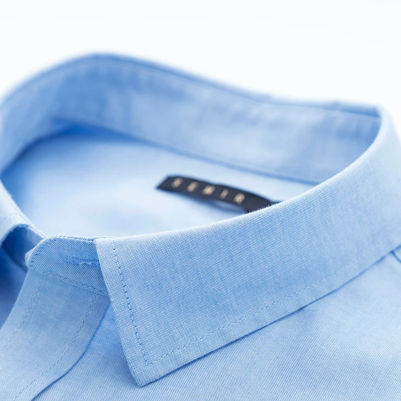 Рубашка SEMIR Мужская классическая хлопок 100% нагрудный карман легко гладить