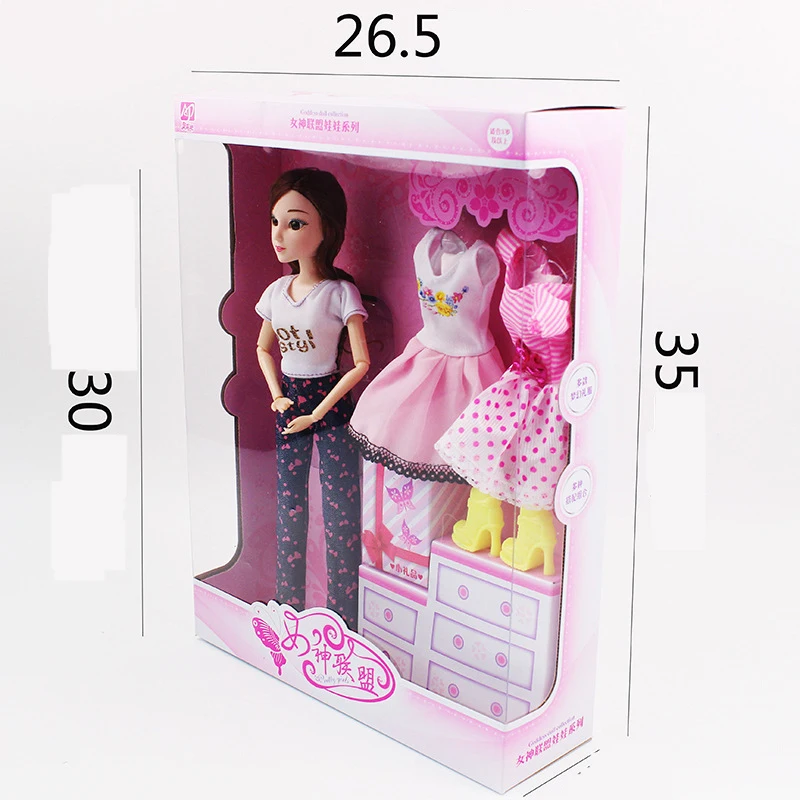Комплекты игрушек для девочек принцессы HziriP Hot Sale Doll Clothes Fashion Casual Handmade Blouse Dress Girl Suit для аксессуаров игрушек и подарков.