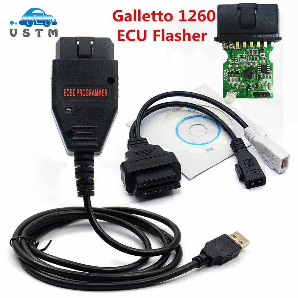 Оптовая продажа FTDI FT232RL зеленая печатная плата Galletto 1260 ECU флешка программатор