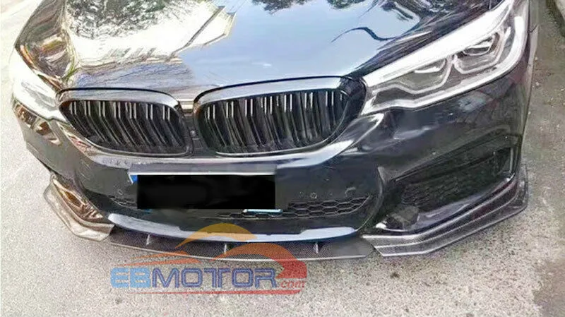 Углеродное волокно передний бампер спойлер сплиттер для BMW G30 G31 G38 MSport B501 |
