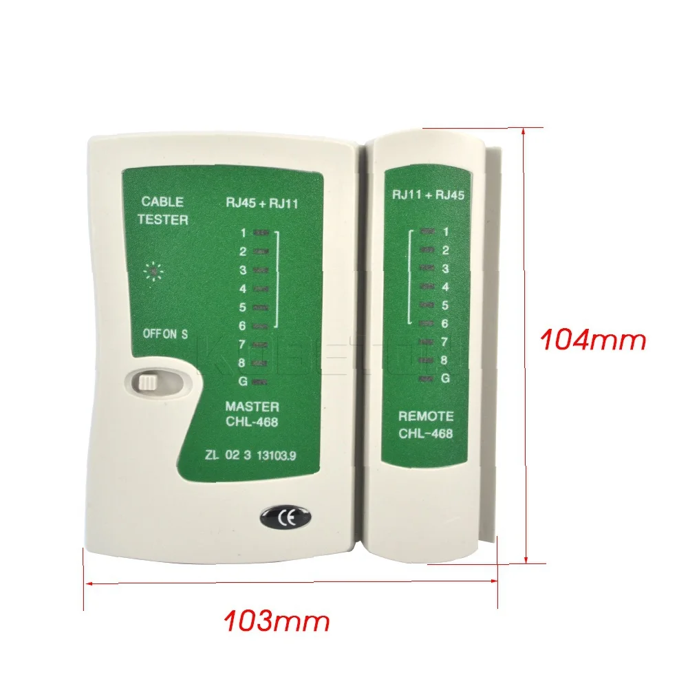 Тестер RJ45 RJ11 Cat5 Cat6 LAN для кабеля ручной тестер сетевого детектор проводки