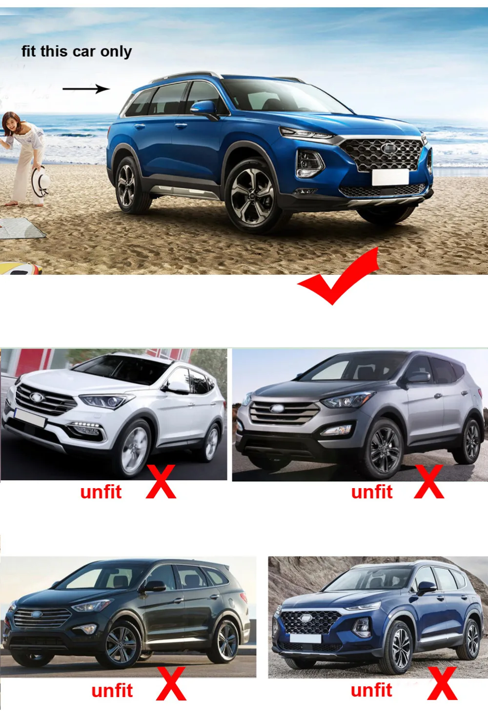 Новое поступление боковая ходовая панель nerf для Hyundai Santa Fe Sport 2019 2020 очень надежное