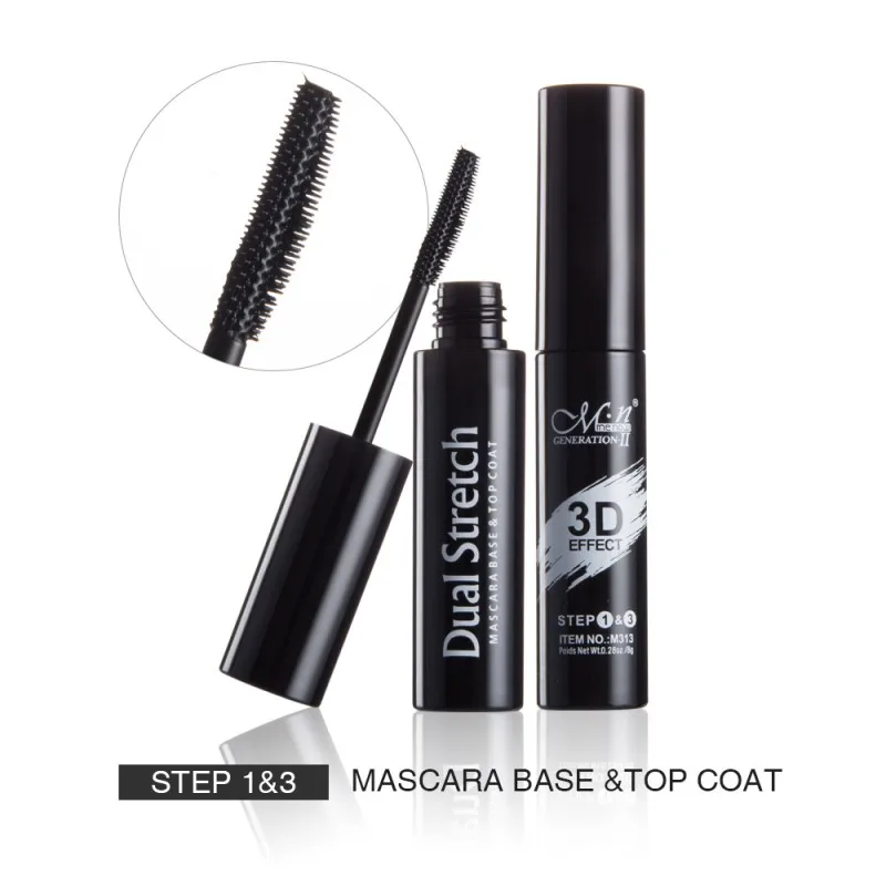 3D профессиональная волоконная тушь для наращивания ресниц водоСТОЙКАЯ Черная