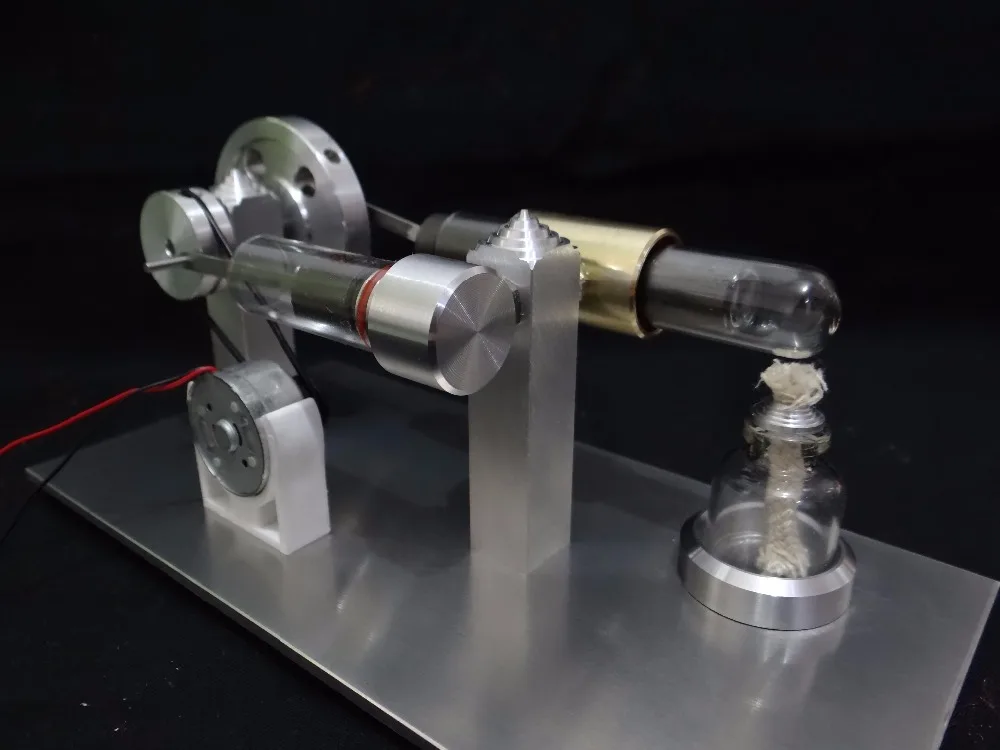 Модель двигателя Stirling с внешним сгоранием подарок на день рождения DIY мини-модель