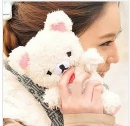 Hot Brand New Winter Warm Lovely 3D Teddy Bear Doll Toy Plush Soft phone Cover For Iphone 6 4.7" 5.5" 4s 5s coverring Phone Case |
