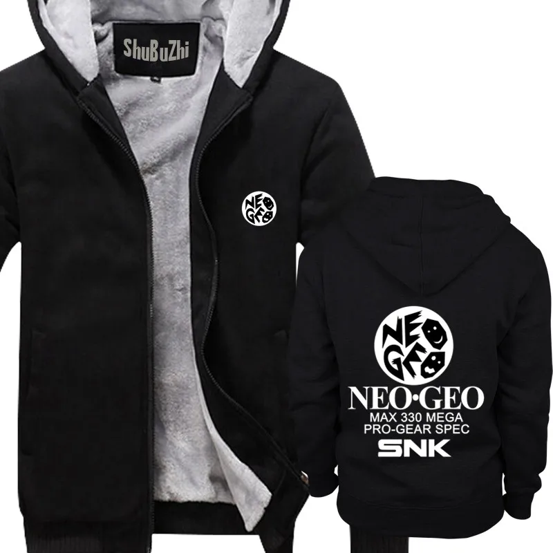 Neo Geo Pro Gear логотип Spec виниловая мужская толстовка с капюшоном теплые толстовки