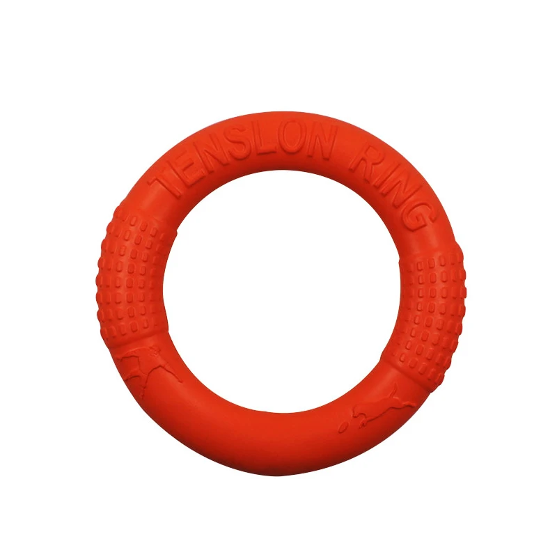 Orange Игрушка мягкая собака Frisbie кольцо с диском игрушка для собак плавающая интерактивная игрушка для собак игрушки-Жвачки для тренировок и игр - Цвет: Orange