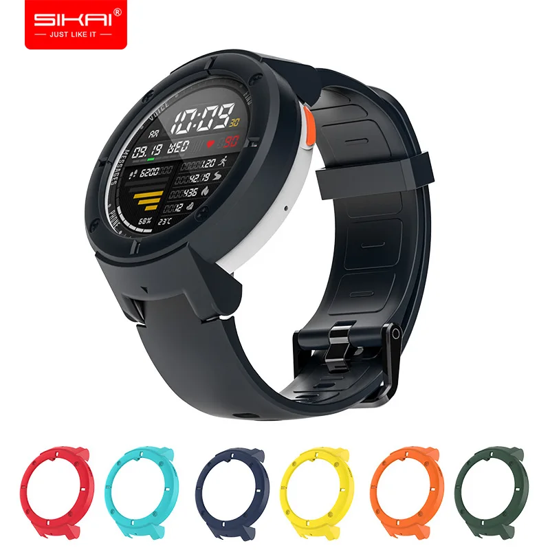 Для Amazfit Verge Xiaomi Huami 3 lite чехол SIKAI защитный ПК Бампер Смарт часы крышка Анти Scracth