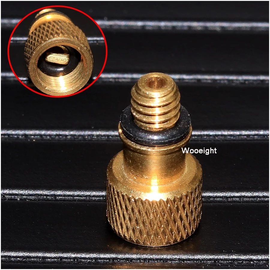 

Wooeight 1Pc 5mm Zinc Alloy Auto Car Tyre Wheel Tire Air Chuck Inflator Pump Converted Valve Clip Clamp Connector Adapter