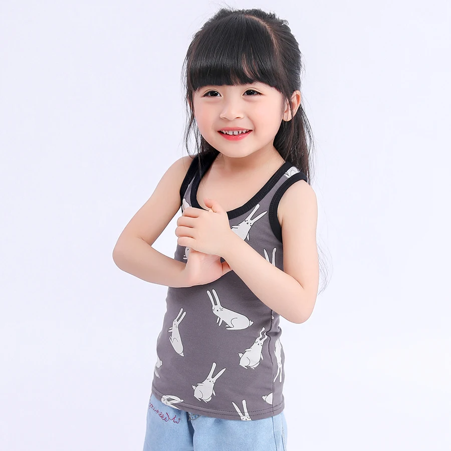 SheeCute 2 шт./упаковка Детская футболка без рукавов майка для мальчиков и девочек 0932 |