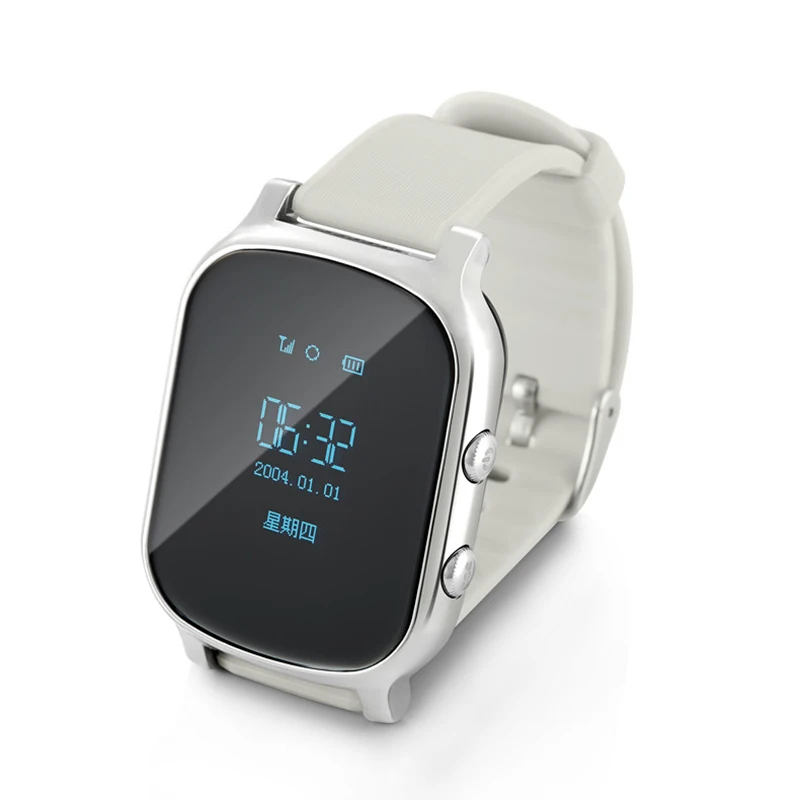 OLED Экран T58 Smart gps WI-FI трекер локатор анти-потерянный часы для детей старшего