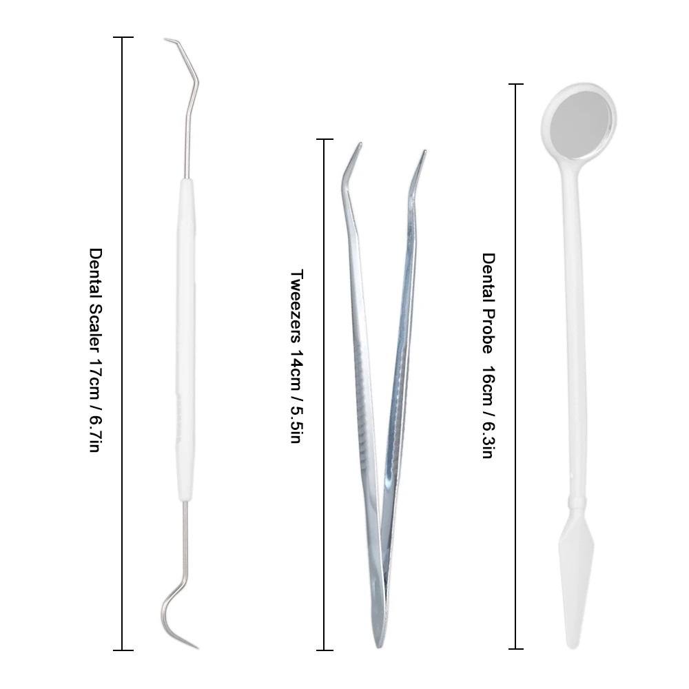 2019 4 шт. набор инструментов из нержавеющей стали зубной клетчатый скребок ротовое