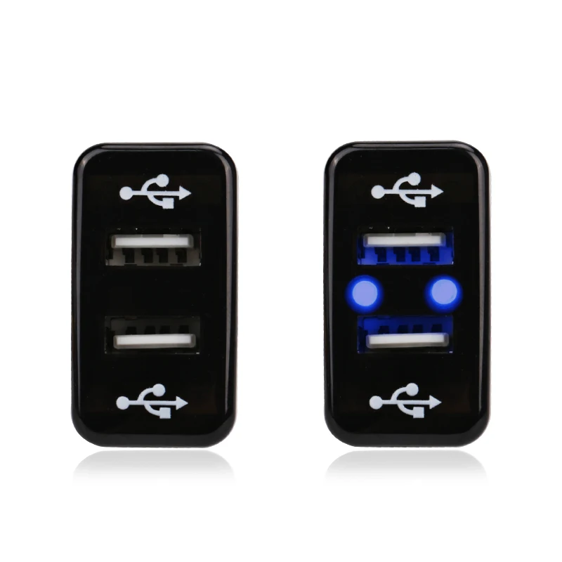 Для Toyota USB зарядное устройство адаптер Порт розетка интерфейс 12 В порт для VIGO|usb