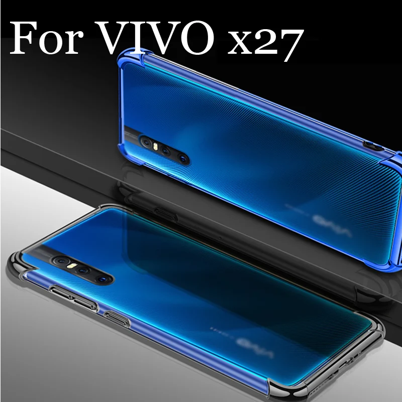 Ультратонкий Прозрачный мягкий ударопрочный чехол для телефона VIVO X27 прозрачный