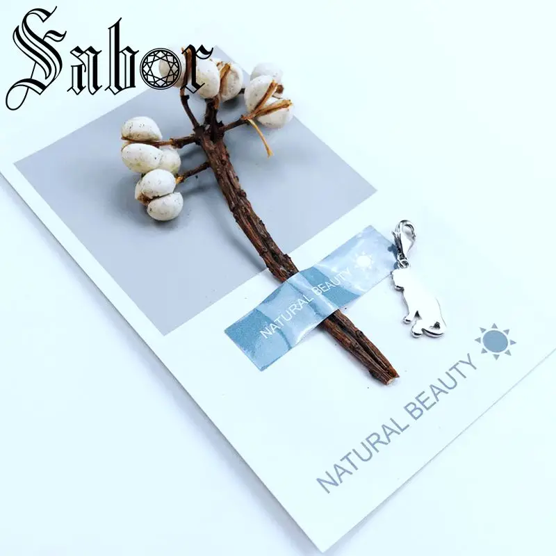 Little Cat Kitten Charms 2020 Summer Brand New Fashion Cute Gift Silver color plated DIY Jewelry Making for Women Men Pet thomas | Украшения