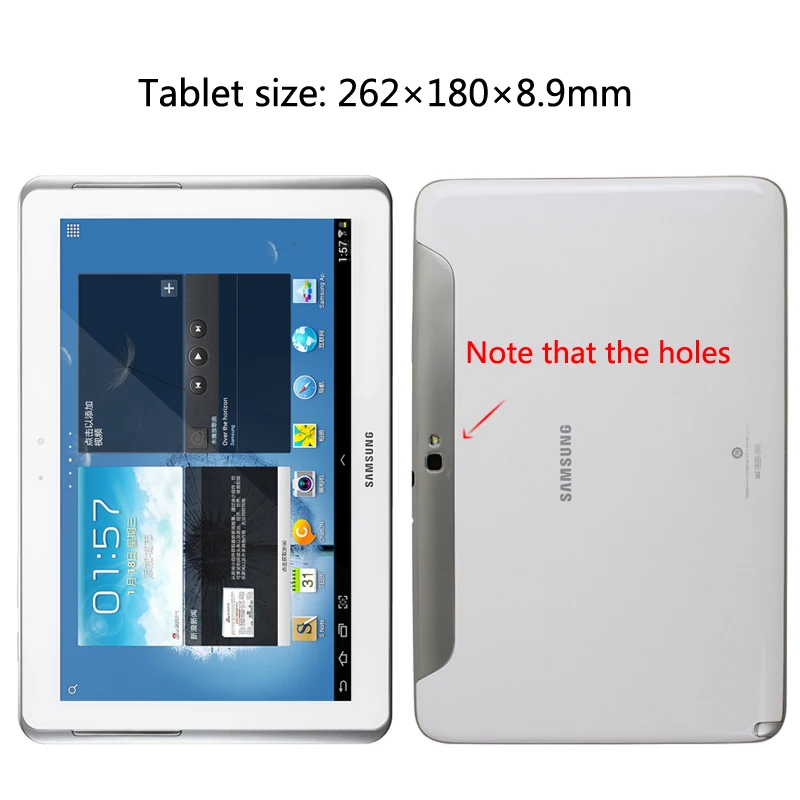 Новый бизнес ультра тонкий кожаный pu чехол для Samsung Galaxy Note 10 1 N8000 N8010 N8020 планшет +