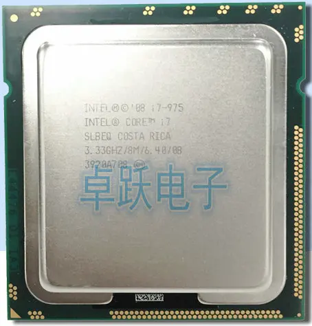 Процессор Intel Core i7 975 процессор I7 cpu LGA1366 CPU для настольного компьютера 100% рабочий