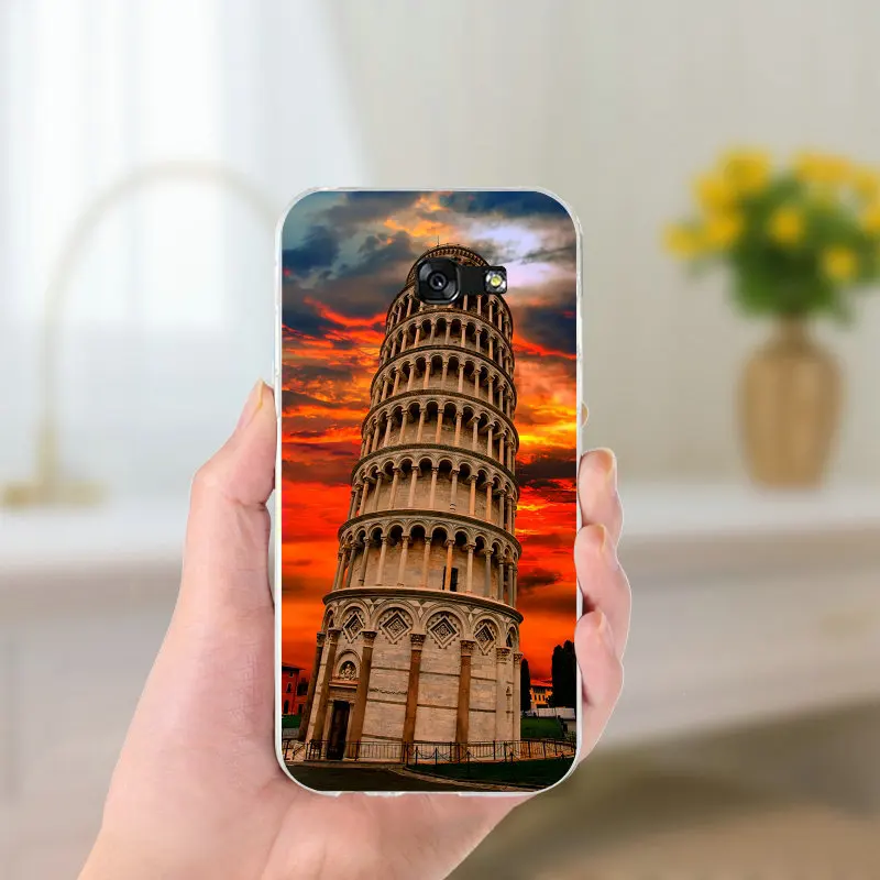 Urban Street View Cityscape Sunset Soft TPU Phone Cases for Samsung Galaxy Note 2 3 4 5 8 S2 S3 S4 S5 Mini S6 S7 S8 S9 Edge Plus | Мобильные