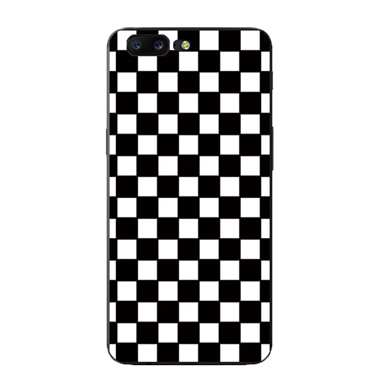 For OnePlus 5 TPU Shell One Plus 3 3T Phone Case DIY Custom 5.5 Inch 2 Fundas Geometry Striped Printing Coque |