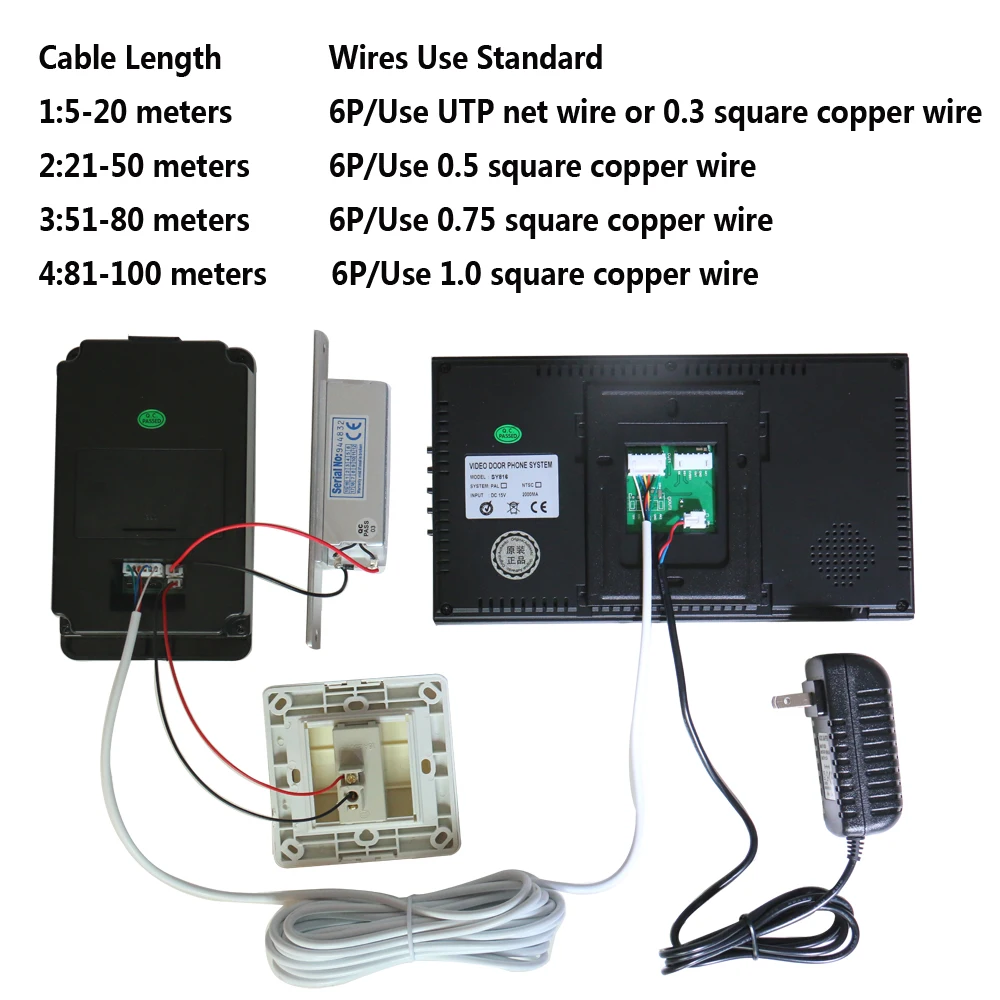 2017 домашняя система внутренней связи 7 &quotвидеодомофон домофон сенсорная кнопка