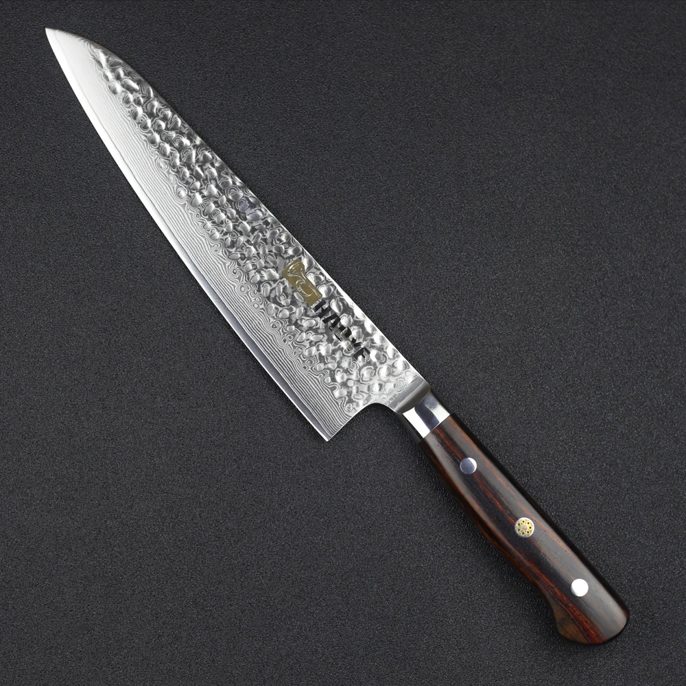 HAOYE 8 5 дюймов Дамасская сталь японский vg10 нож шеф повара Gyuto Острый кухонный мясо