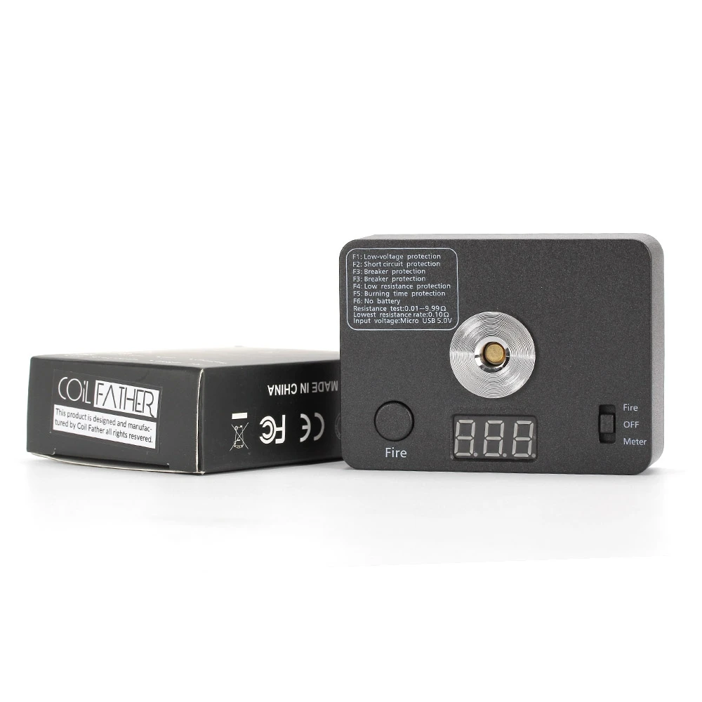 Coil Father Digital 521 Tab Mini V3 Ohm Meter Reader проволочная катушка DIY инструмент для RBA RDA атомайзер
