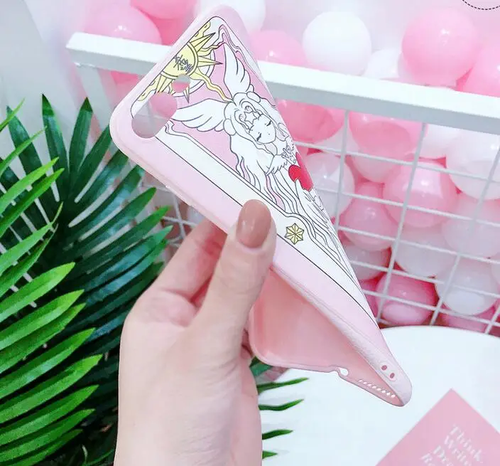 Mouplayca Cardcaptor Sakura Чехлы для Apple iphone X 6 6s сладости и мягкий чехол задней крышки из