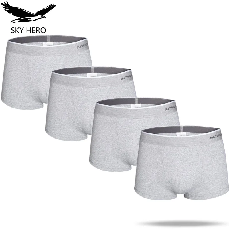 4 шт Человек Боксер Для мужчин Boxershorts трусы Мужское нижнее белье боксеры мужские
