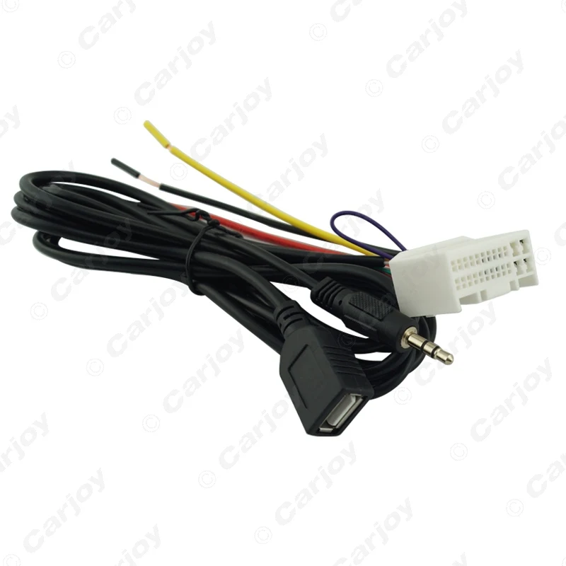 LEEWA 5 комплектов автомобильный аудио CD стерео проводка адаптер с USB/AUX (3 мм) разъем