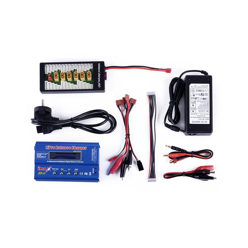 Таро B6 ЖК экран цифровой NiMh зарядное устройство B6AC Lipo зарядный адаптер 2 6S + T