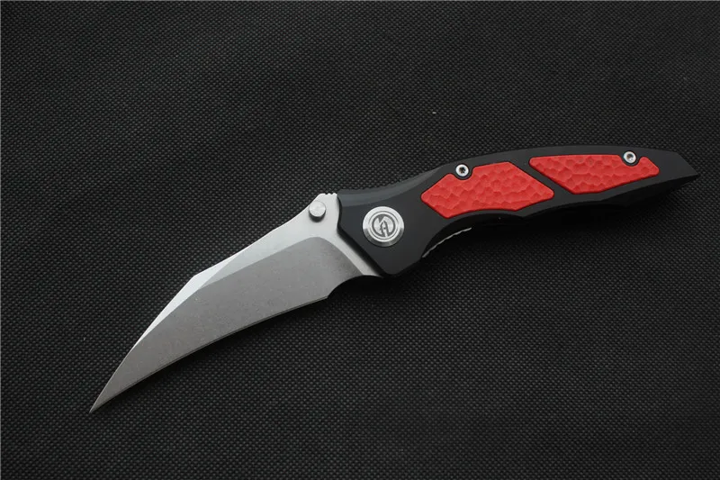 Высокое качество, Maxace красный/желтый/синий queen складной нож, алюминий, G-10 инкрустация(Stonewash), Открытый Кемпинг Охота ручные инструменты