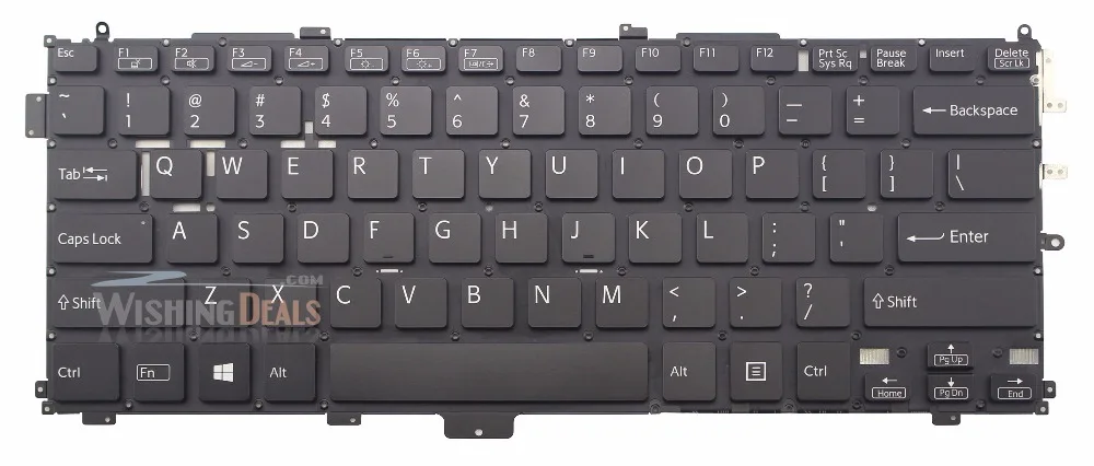 Новая клавиатура США для Sony Pro 13 ультрабук SVP13 SVP132 SVP132A серии SVP132A16L SVP132A1CL черный |