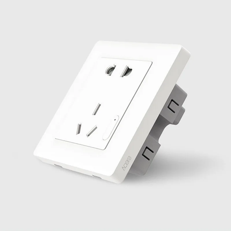 Умная настенная розетка Aqara ZigBee Беспроводной Выключатель работает для Xiaomi наборы